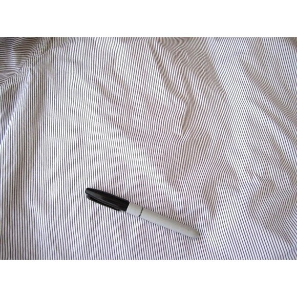 Men's Decoded Stripe Button Up Long Short Sleeve Shirt Sz XXL (MT247) - Picture 12 of 12